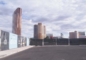  Work is yet to start on Crown Resort’s $2 billion Alon Las Vegas development, which is located just south of the Resorts World development.
