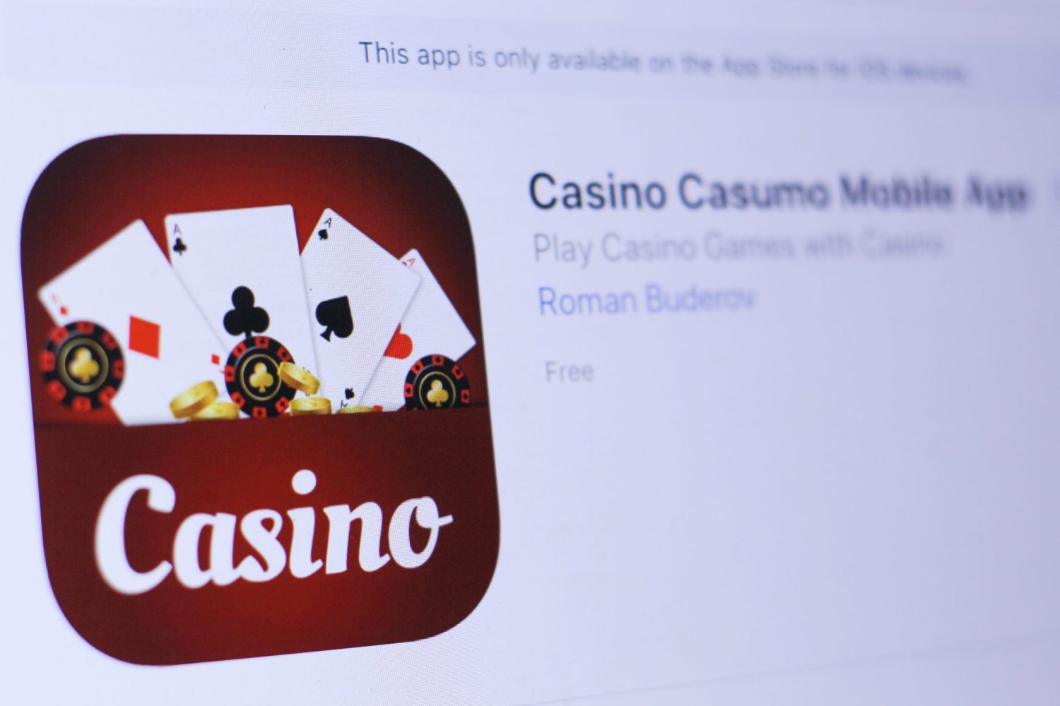 Interfaz de Casumo casino mostrando juegos y bonos