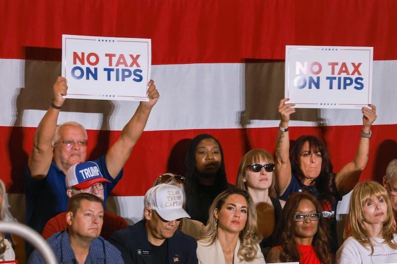 Do congressional Republicans have room in their budget to end taxes on tips?