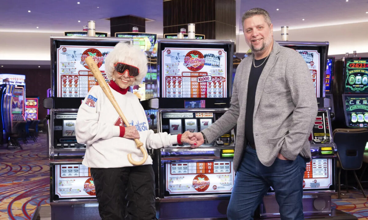 Illinois: Hard Rock Casino Rockford unveils new slot machines honoring Rockford Peaches