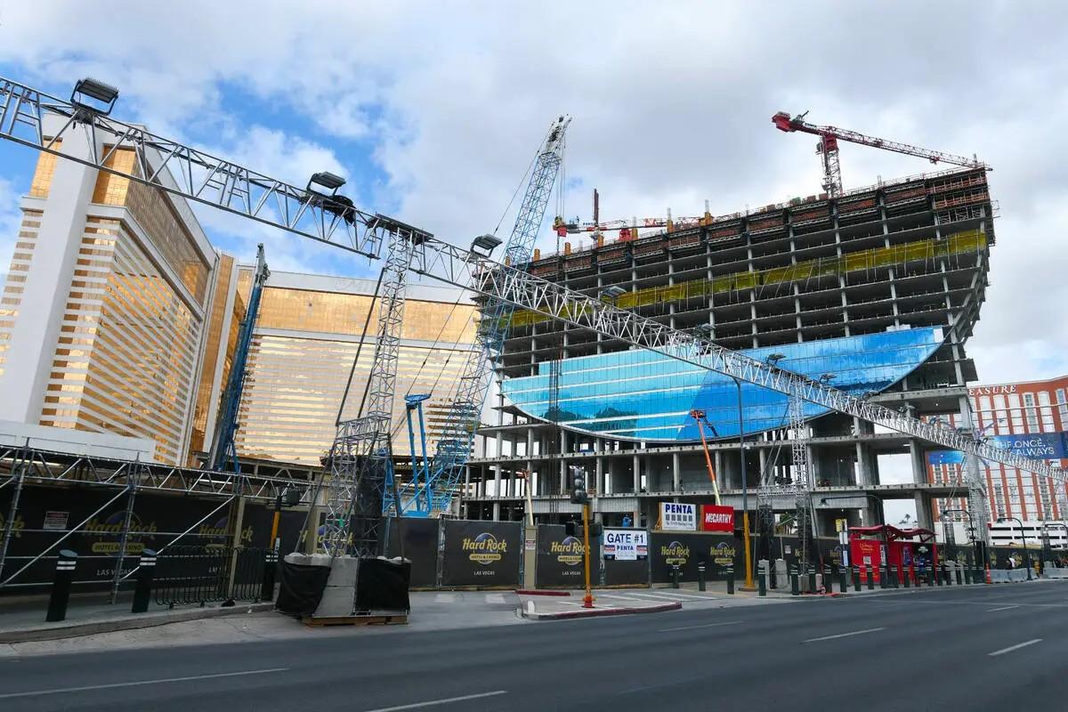 Hard Rock's guitar hotel begins to transform Las Vegas Strip