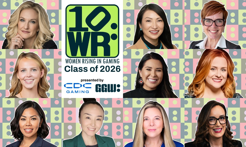 The ten recipients of 10 Women Rising in Gaming, Class of 2026