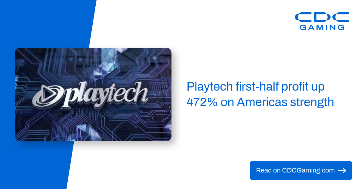 Playtech first-half profit up 472% on Americas strength