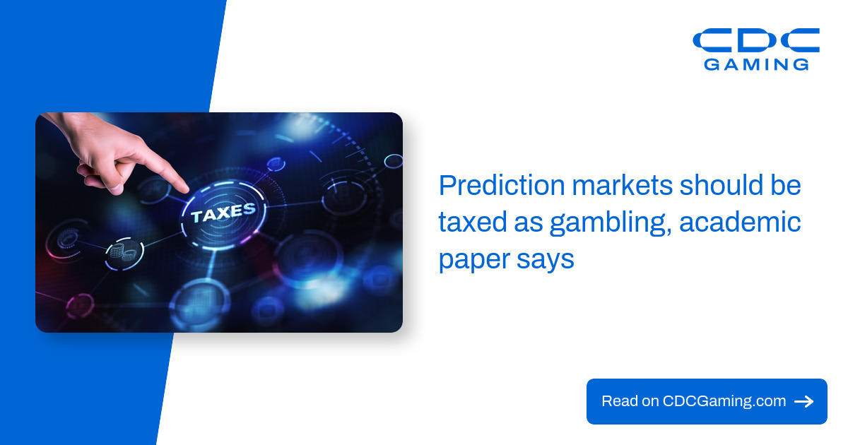 Prediction markets should be taxed as gambling, academic paper says