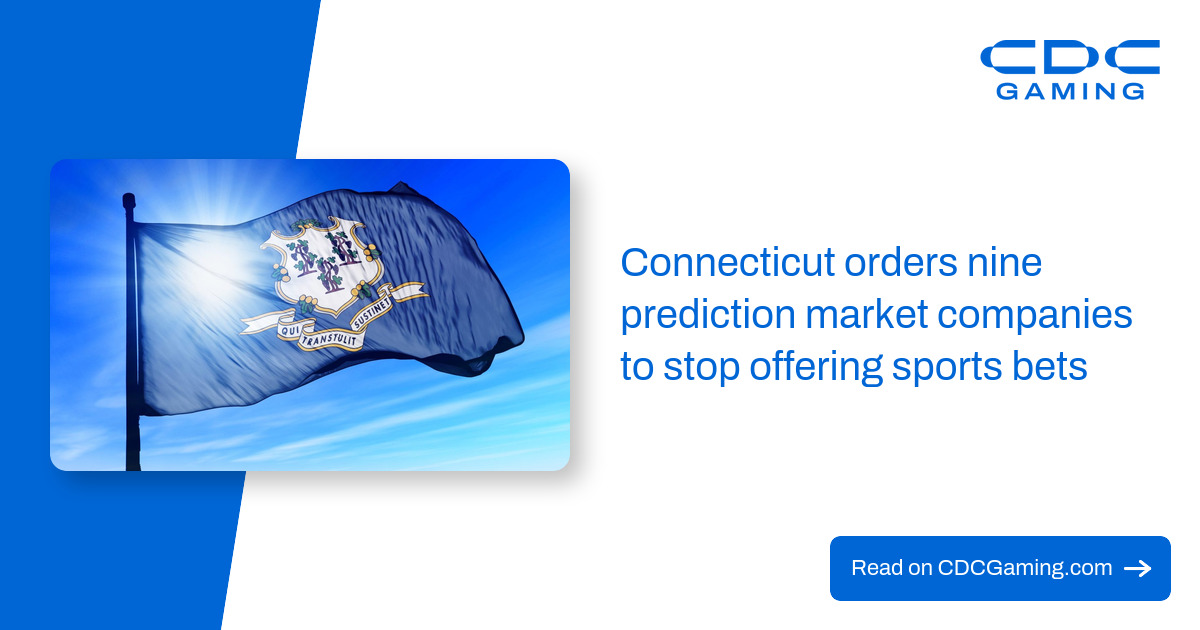 Connecticut orders nine prediction market companies to stop offering sports bets
