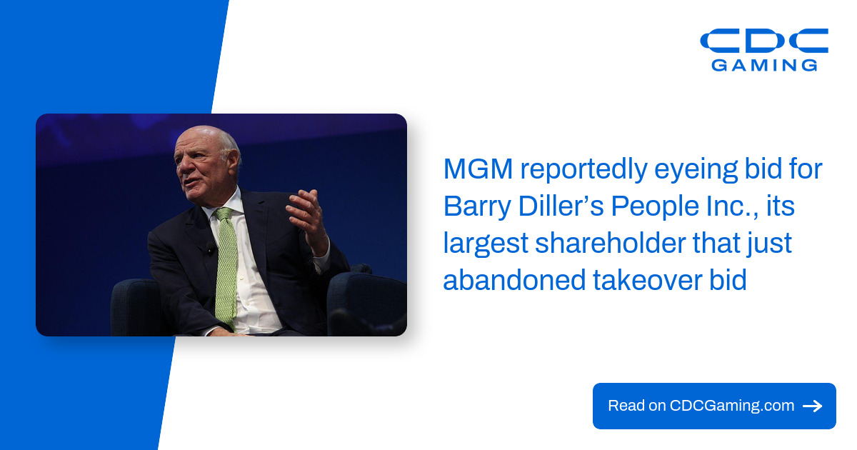 MGM Resorts reportedly eyeing bid for Barry Diller's People Inc., its largest shareholder that just abandoned takeover effort