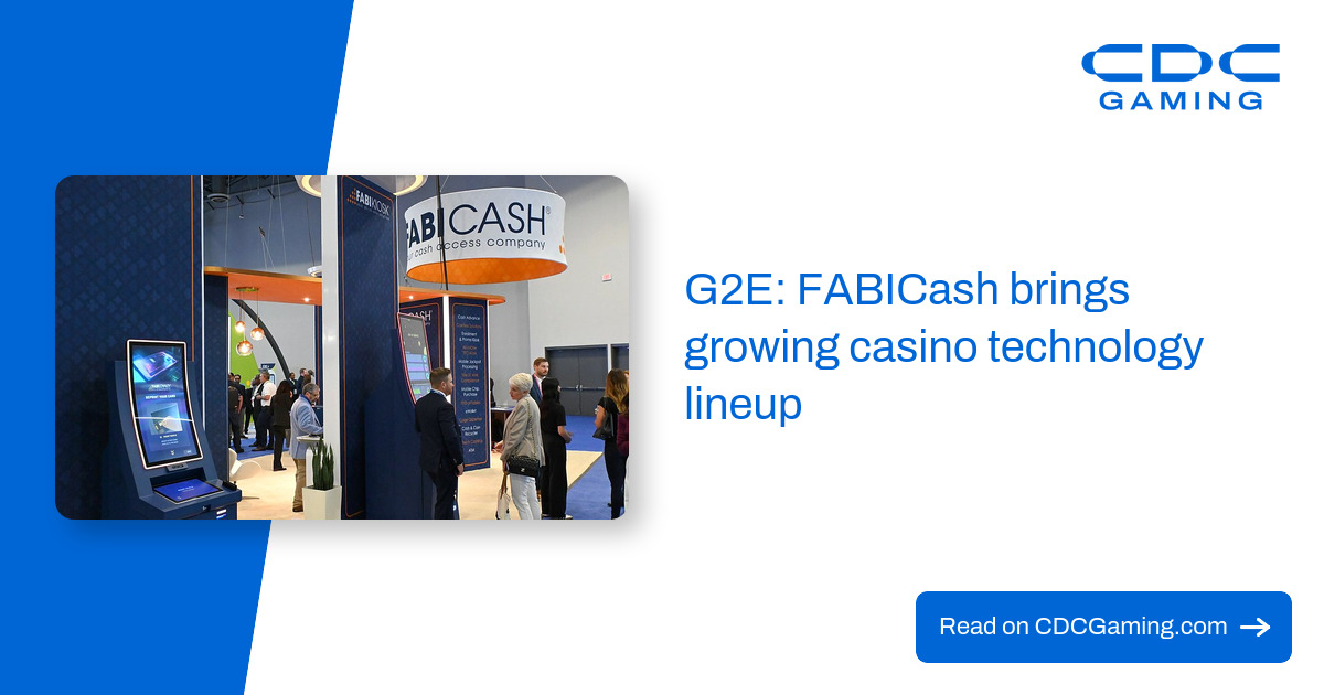 「FABICashがG2Eで拡大するカジノ技術ソリューションを披露」の関連写真（出典: CDC Gaming Reports）
