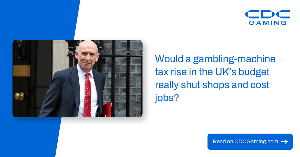 Would a gambling-machine tax rise in the UK's budget really shut shops and cost jobs?
